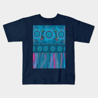 Psychedelic Blues Kids T-Shirt